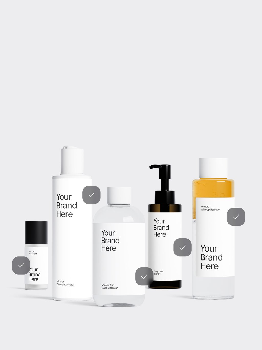 Produits Selfnamed de soin du visage, capillaire et corporel