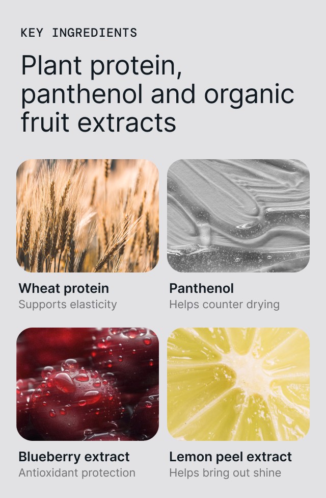 Non-Aerosol Hairspray with Plant Protein, detail 4
