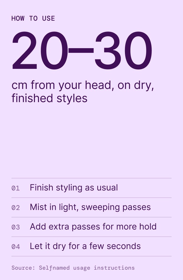 Non-Aerosol Hairspray with Plant Protein, detail 5