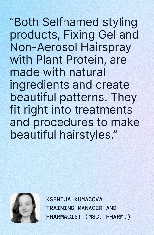 Non-Aerosol Hairspray with Plant Protein, detail 6