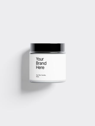 Soy Wax Candle, Moss, product photo